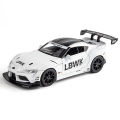 (Preorder) 1:22 Scale Alloy Car Toyota Supra Model Sound Light Diecast Cars Collection Lover Birthday Gift For Children Kids Metal Toys Boys ကလေးကစားစရာအရုပ်ကား. 