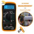 Digital Multimeter Tester with Buzzer High-Precision Intelligent Anti-Burn Multifunctional Voltmeter Ohmmeter Ammeter XL830L. 