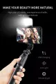Tech Infinite Q02s Wireless Remote Selfie Stick BT Tripod 3 in 1 with LED Fill Light for Smartphone. 