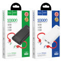 Hoco Power bank “J67 Rill” 10000mAh with built-in cables. 