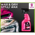 Flamingo Wax & Dry Spray Wax 500ml + Microfiber သဘက် (Sky Online). 