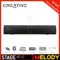 REATIVE STAGE AIR V2 Compact Under-monitor USB Soundbar with Bluetooth Soundbar Speaker Bluetooth 5.3 20w.RMS. 