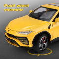 (Preorder) LEO 1:24 Urus SUV Metal D Iecast Alloy Car Model Toy Truck for Boys Kids Children Off-Road Vehicle Hobby & Collection ကလေးကစားစရာအရုပ်. 