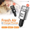 IONKINI 12V Car Air Purifier with Phone Charger (ETL US version). 