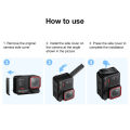 (Preorder)For Insta360 Ace Pro 2 AC Aluminum Alloy Vertical Shooting Magnetic Quick-Release Battery Side Interface Cover. 