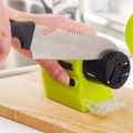 Golden Pyae Kitchen Electric Knife Sharpeners Multifunctional High-Speed Rotating Sharpening Scissors Kitchen Knife Screwdriver Kitchen Tool (ဓား,ကတ်‌ကြေး သွေးစက်). 