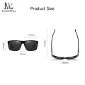 LouisWill Men Sunglasses Polarized Classical Fashion Glasses UV400 Sunglasses Outdoor Activities Sports Sunglasses Driving Fishing Racing Eyewear Non-slip PC Temples Sun Glasses. 