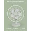 Rotating Rechargeable Mini Stand Fan (အော်တို လှည့်သော စားပွဲတင်ပန်ကာအသေး). 