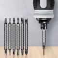13 in 1 Ratchet Screwdriver Set Mini Hand Tool CRV Cross Groove Drill Telescopic Small Repair Tools Phillips Slotted Labor-Saving 6013 2862 JIT6. 