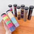 အကွင်း ၂၀ ပါခေါင်းစီးကြိုး_ 20 Pcs Hair Scrunchies High Elastic Hair Ties Rubber Band. 