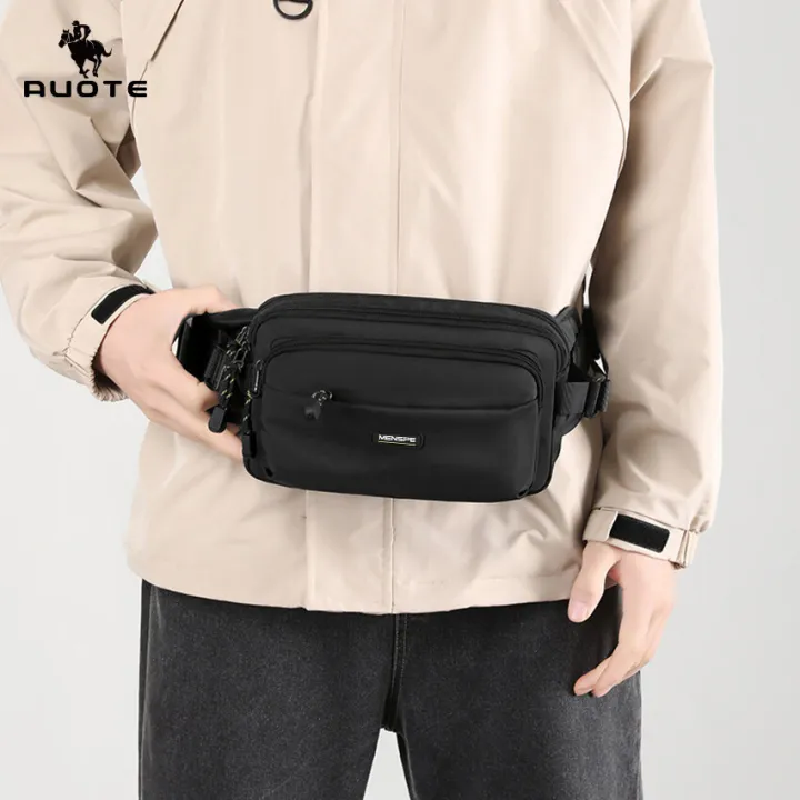 (Preorder)AUOTE%20Men's%20Bag%20Nylon%20Front%20Chest%20Bag%20Multi-layer%20Crossbody%20Bag%20Zipper%20Waterproof%20Bag%20Sports%20Shoulder%20Bag%20Street%20Travel%20Tote%20Bag%20for%20Work%20or%20Business%20-%20Image%204