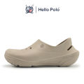 (Preorder) Hello Polo, big toe shoes, very soft soles, light and comfortable, relieves foot fatigue, non-slip platform sandals, slip-on shoes, unisex fashion, model HP8024, size 36 - 45  အမျိုးသားစီးဖိနပ်. 