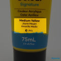 Medium Yellow – 75ml – Acrylic Paint – Mont Marte. 