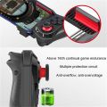 Tech Infinite MOCUTE-059 One-handed Wireless Bluetooth Gamepad for Android IOS Phone PUBG Game Pad Rechargeable Game Handle Color: White, Black. 
