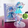 iBis_ 22cm Anime Re:Zero Action Figure Rem Chinese Outfit and Fan Computer Case Ornament. 