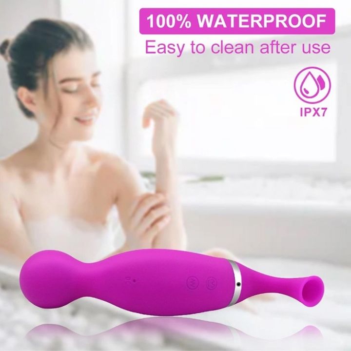 Rechargeable 2 in 1 Sucking Vibration ITEM F314