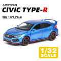 (Preorder) LEO 1:32 Scale HONDA CIVIC TYPE-R DIECAST model alloy car sound and light pull back caR TOYS COLLECTION Toys for boys Gift Collection ကလေးကစားစရာအရုပ်. 