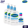 (Preorder) Cetaphil Cetaphil Gentle Skin Cleanser 1 liter, pack of 3, free Cetaphil Oily Skin Cleanser 125 ml.. 
