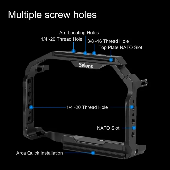 (Preorder)%20Selens%20Full%20Camera%20Cage%20for%20Fujifilm%20X-H2/X-H2S%20HDMI%20Cable%20Holder%20-%20Image%206