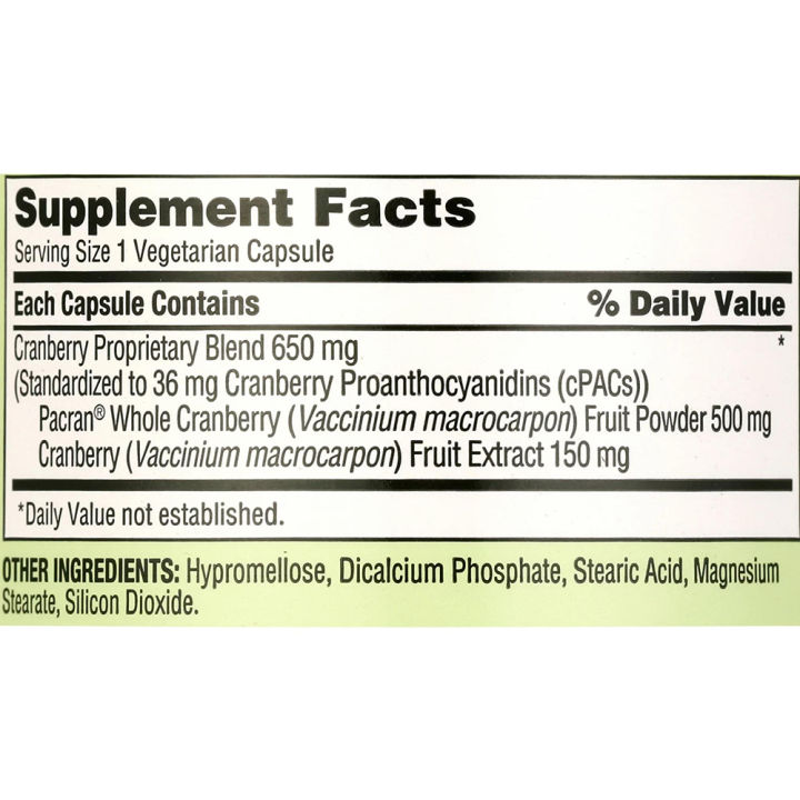 (Preorder)trunature%20Cranberry%20650%20mg%20140%20Vegetarian%20Capsules%20Cranberry%20-%20Image%202