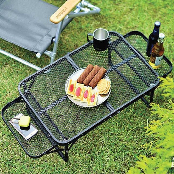 (Preorder)Size%20S%20Iron%20Grid%20Table%20With%20Wings%20HQZ-6040%20Strong%2090cm%20x%2040cm%20x25cm%20/%20Folding%2040x30x8CM%20%7C%20Burapha%20Camp%20-%20Image%205