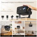(Preorder) XGODY Gimbal A6 Portable Smart Projector, Android TV System, Native 1080P, 4K Support, 500 ANSI Lumens, 180° Rotation, ScreenCast/Airplay/Miracast Support Automatic Image Alignment for Home Theater. 