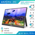 (Preorder) Arzopa Z1C - 16.1" 100% sRGB Kickstand Portable Monitor, 1080P FHD with USB C HDMI Monitor Extension Screen for PC, Mac, Laptop, Switch, Xbox, PS. 