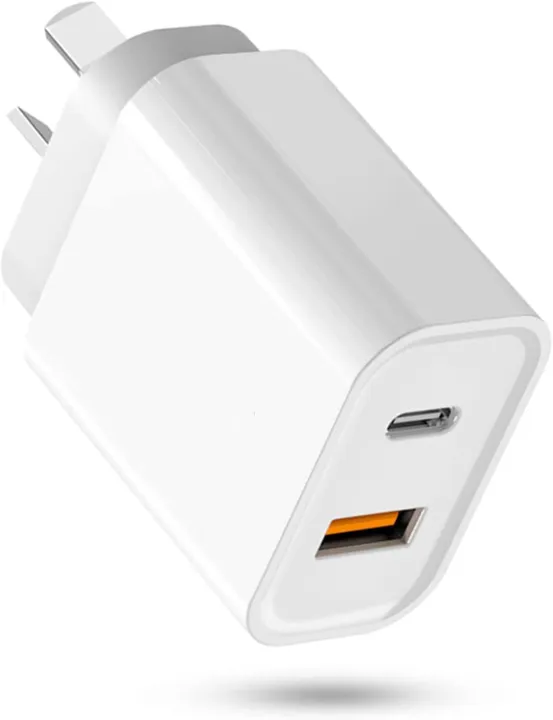USB%20C%20Wall%20Charger%2020W%20Type%20C%20Fast%20Charger%20Block%20Plug%20Dual%20Port%20PD%20+%20QC3.0%20USBA%20Charging%20Brick%20Cube%20-%20Image%209