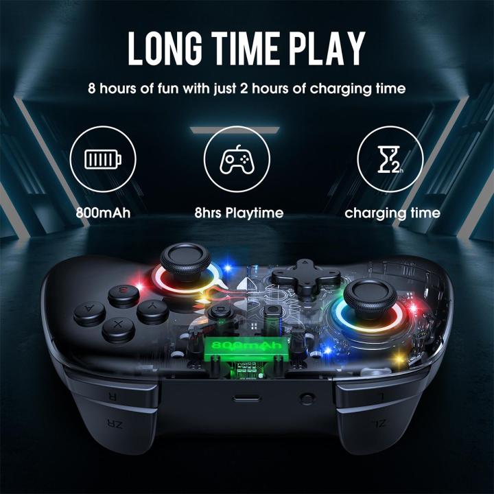 ONIKUMA%20C6%20Wireless%20Controller%20Ergonomic%20Design%20Bluetooth%20Gamepad%20for%20Window%20PC%20and%20Nintendo%20Switch%20Game%20Controller%20with%20Vibration%20and%20Wake%20Up%20Macro%20Programming%20Handle%203%20Levels%20of%20Turbo%20Speed%20Adjustable%20Vibration%20Intensity%20-%20Image%202