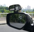 Blind Spot Mirror With Dual Convex Mirrors Adjustable Rear View Mirror. 