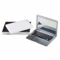 MirrorBook Air Silver Mini Novel Makeup MirrorBook Air Mirror For Apple MacBook Shaped. 