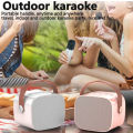 (Preorder) Bluetooth Speaker K12, dual microphones, portable karaoke speakers, USB TF AUX, portable Bluetooth speakers 💕 Advanced, singing speakers 💕. 