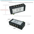 POE Injector 4 Ports POE Splitter 12V- 48V for CCTV Network POE Camera Power Supply Switch Over Ethernet IEEE802.3af. 