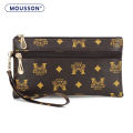 (Preorder)MOUSSON Women's fashion handbag with zipper and wrist strap အမျိုးသမီးလက်ကိုင်အိတ်. 