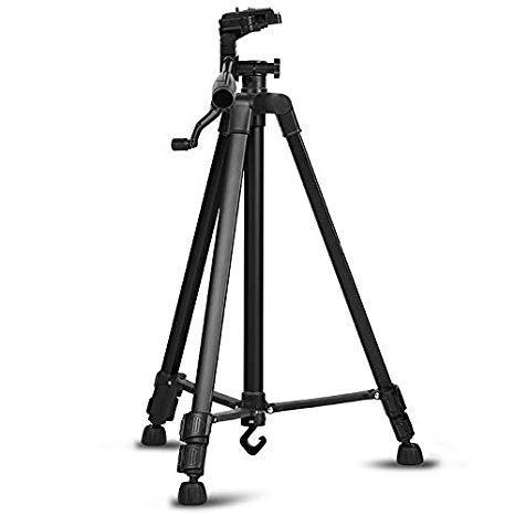 Professional Aluminum Travel Tripod (5ေပ ထိဆြဲဆန္ ့လို ့ရ)