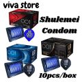 Shulemei ultra thin 001 long lasting water based hyaluronic acid Condoms 10pcs/box. 