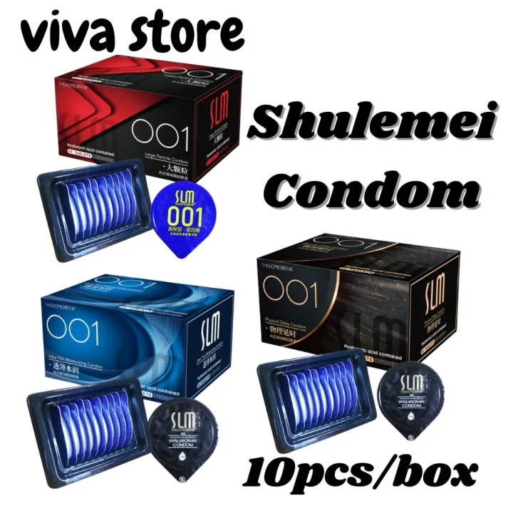 Shulemei%20ultra%20thin%20001%20long%20lasting%20water%20based%20hyaluronic%20acid%20Condoms%2010pcs/box%20-%20Image%202