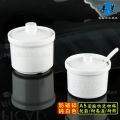 Pure Melamine | Trio Sauce Set - MATTE BLACK | Stain Free, Glazed Finish. 