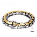 iBis_ Viking Dragon Ourboros bracelet (14 mm) (နဂါး အမြီးကိုက် လက်ပတ်). 