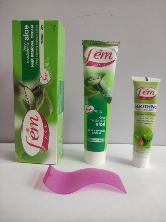 Fem Hair Removal Cream Aloe - 120g