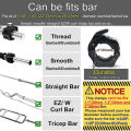 (Preorder) GYMPRO 1PC 50mm Quick Release Barbell Clamps Spin Lock Barbell Collars Clips Weight Clips for Elevated Training Fitness Workout. 