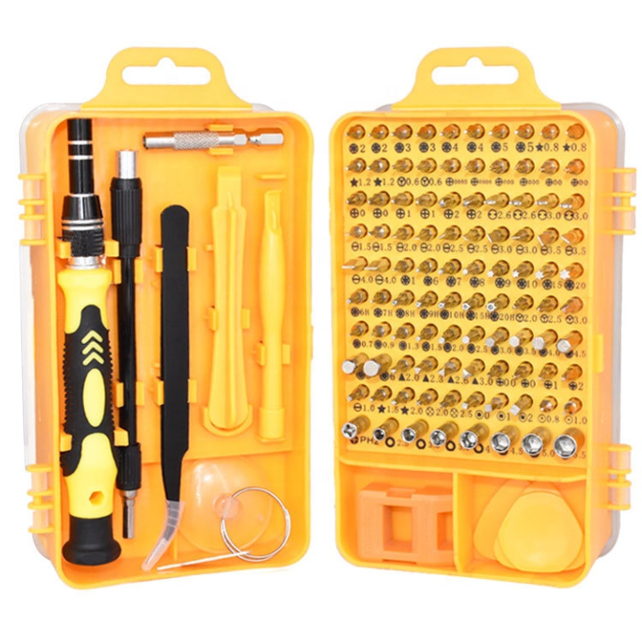 Mini Precision Screwdriver Set 115 in 1 Screwdriver Bit Kit Multifunctional Professional Repair Tool Kit for Phone Laptop PC Glasses Electronics