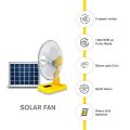 Sun King Solar Powered and Portable 16" Table Fan With Solar Panel. 