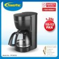 PowerPac1.25L Coffee Maker with Drip Style Coffee Machine (PPCM302). 