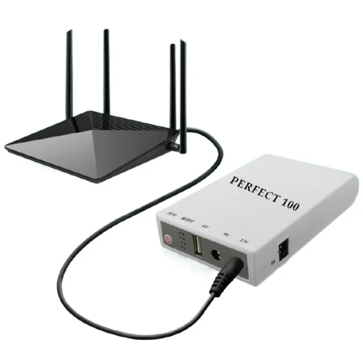 Perfect100 Mini UPS Powerbank 8800 mAh CCTV/ WiFi router/ 12V 9V
