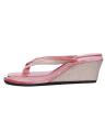 Thin Ya Nant Women's Wear Traditional Flip Flops - Light Pink. 