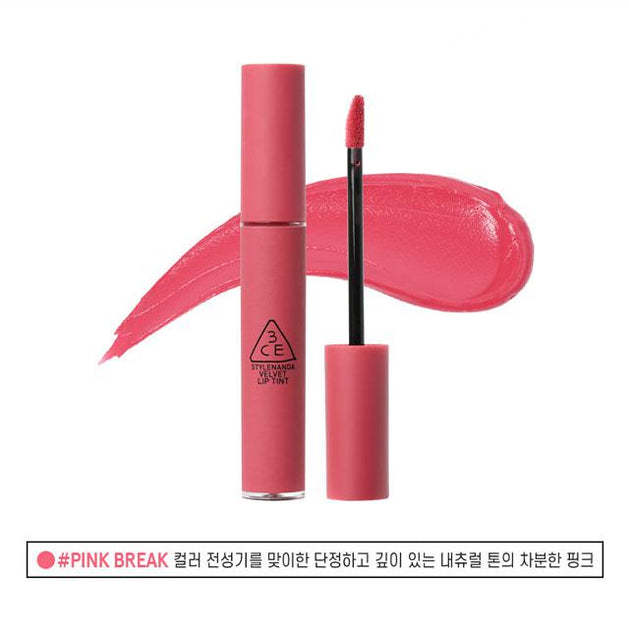 3ce velvet lip tint-Pink Break