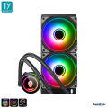 (Preorder) Tsunami CoolMan ARGB Multi-Platform CPU Liquid Cooler CM-240 PRO K Closed-loop Water Cooling Kit,. 