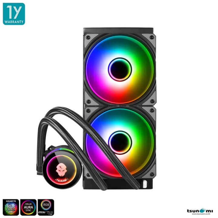 (Preorder)%C2%A0Tsunami%20CoolMan%20ARGB%20Multi-Platform%20CPU%20Liquid%20Cooler%20CM-240%20PRO%20K%20Closed-loop%20Water%20Cooling%20Kit,%20-%20Image%202