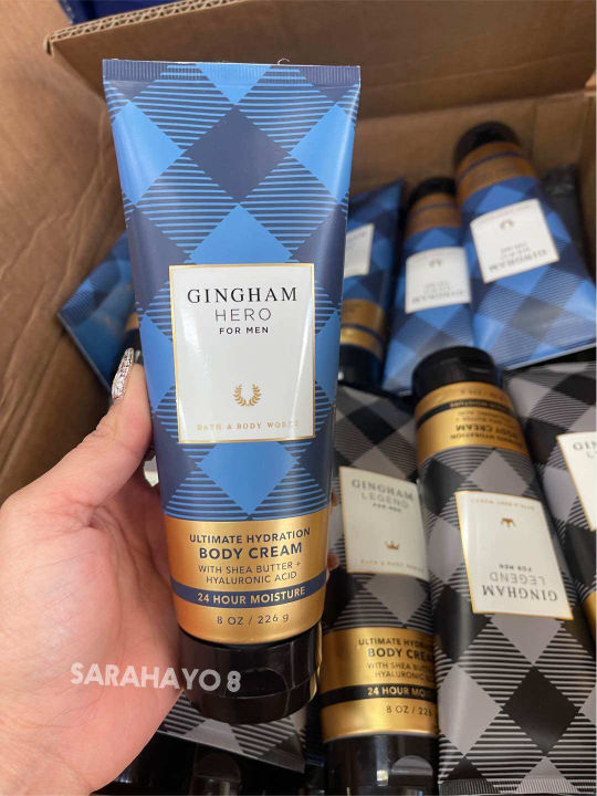 (Preorder)%C2%A0Bath%20and%20Body%20Works%20Gingham%20Hero%20Ultimate%20Hydration%20Body%20Cream%20226g.%20Genuine%20-%20Image%203